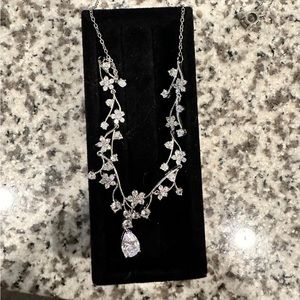 wedding sterling silver necklace